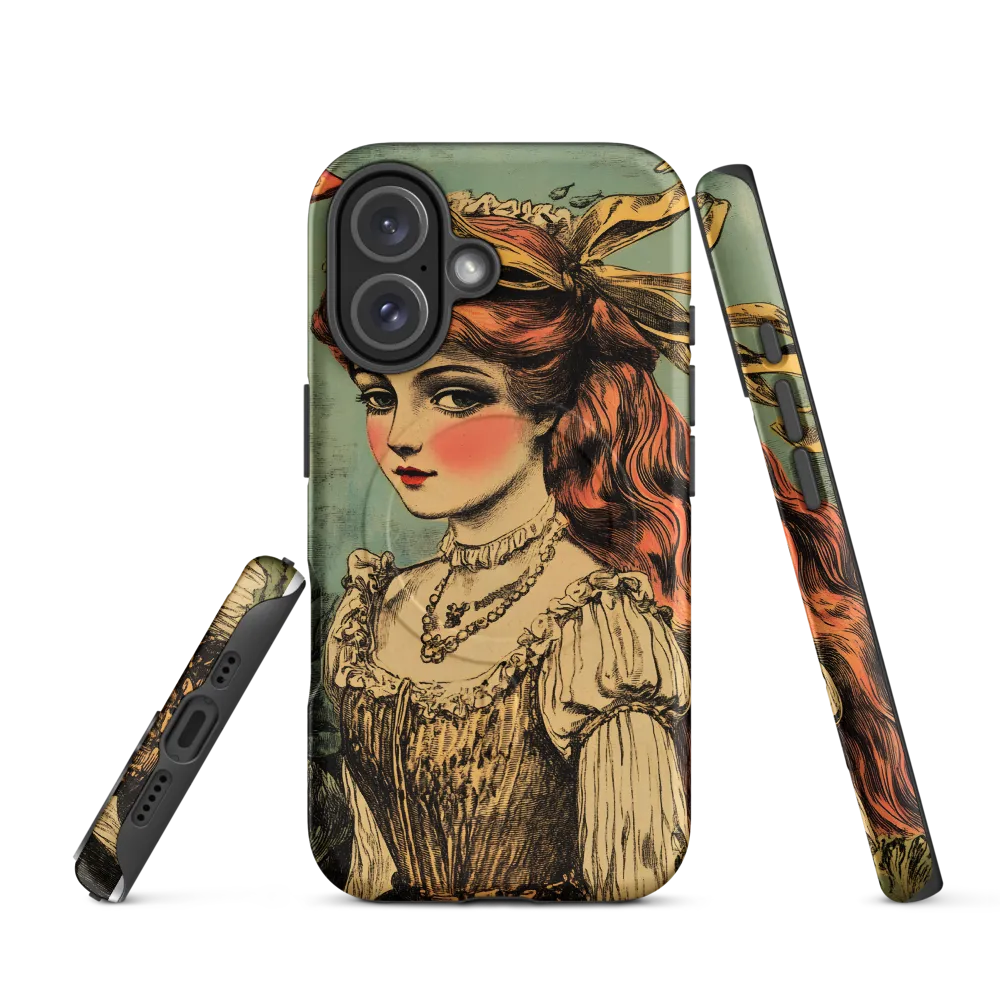 Elegance Beneath the Waves | Phone Case |  16 | MagSafe® Tough Case | Matte
