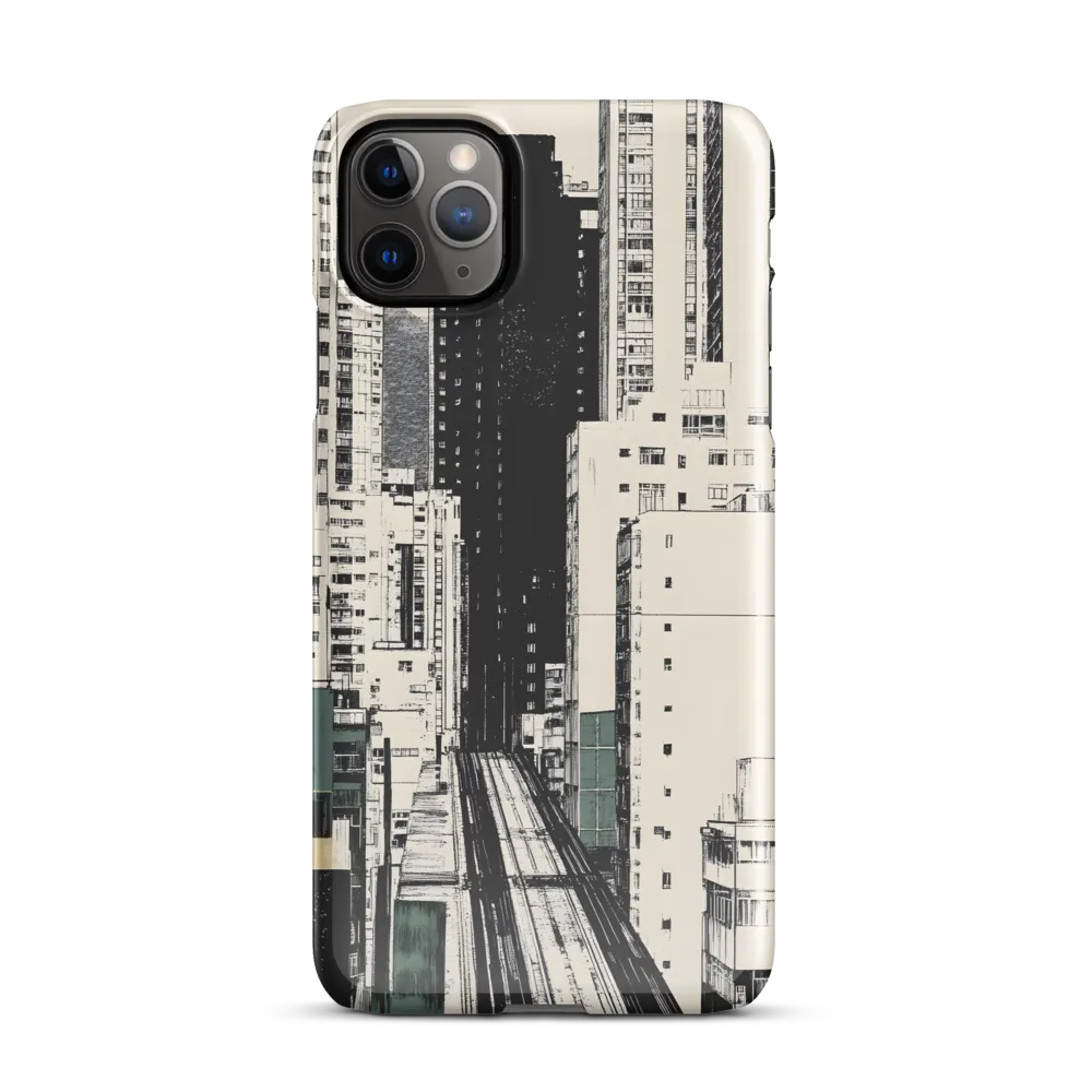 Urban Symphony: A Contemporary Cityscape | Phone Case |  11 Pro Max | Snap Case | Glossy