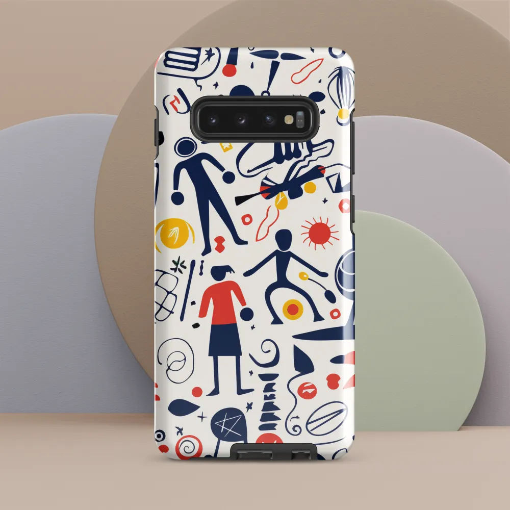 Dynamic Patterns of Play | Phone Case |  S10 Plus | Tough Case | Glossy