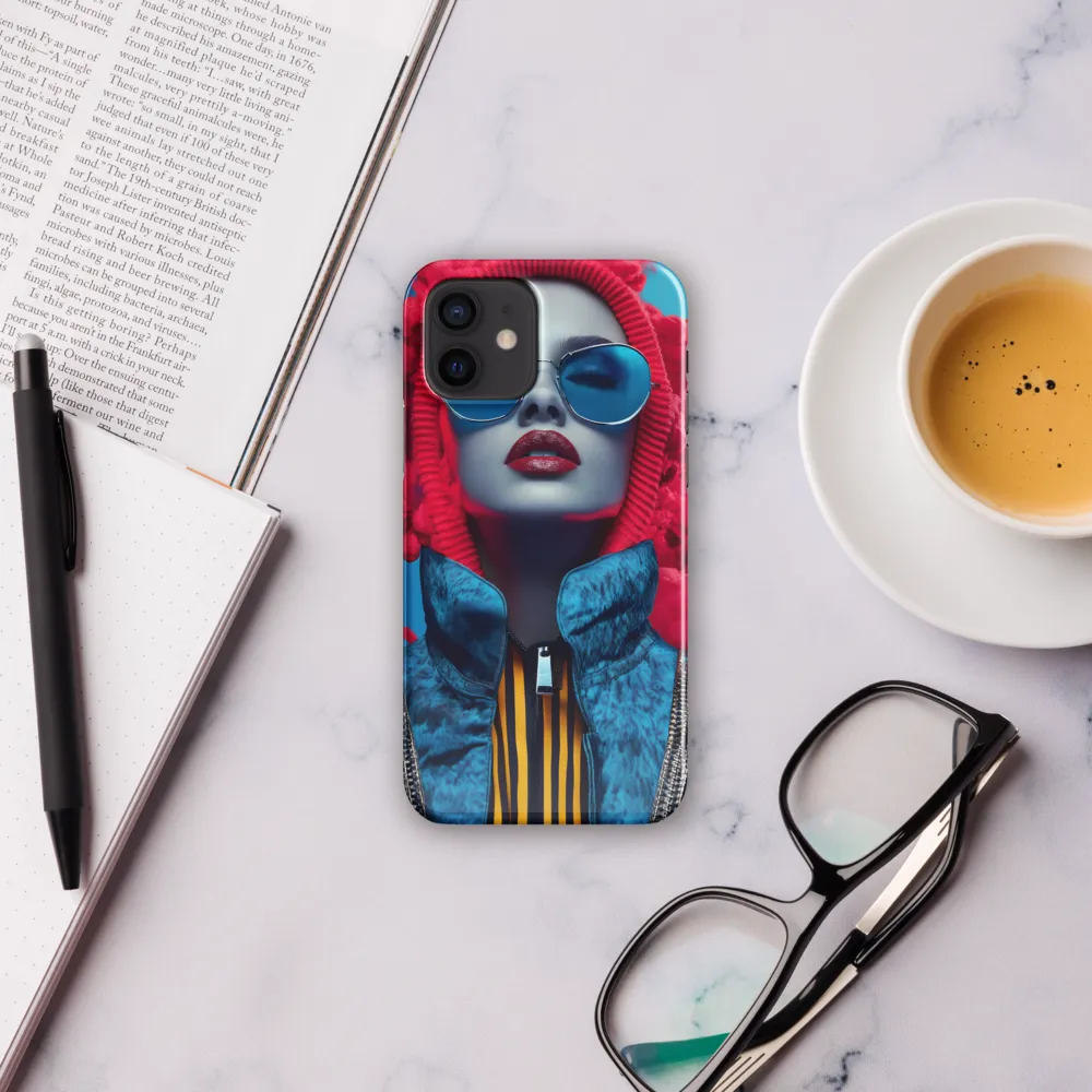 Bold Elegance in Digital Fashion | Phone Case |  12 | Snap Case | Glossy