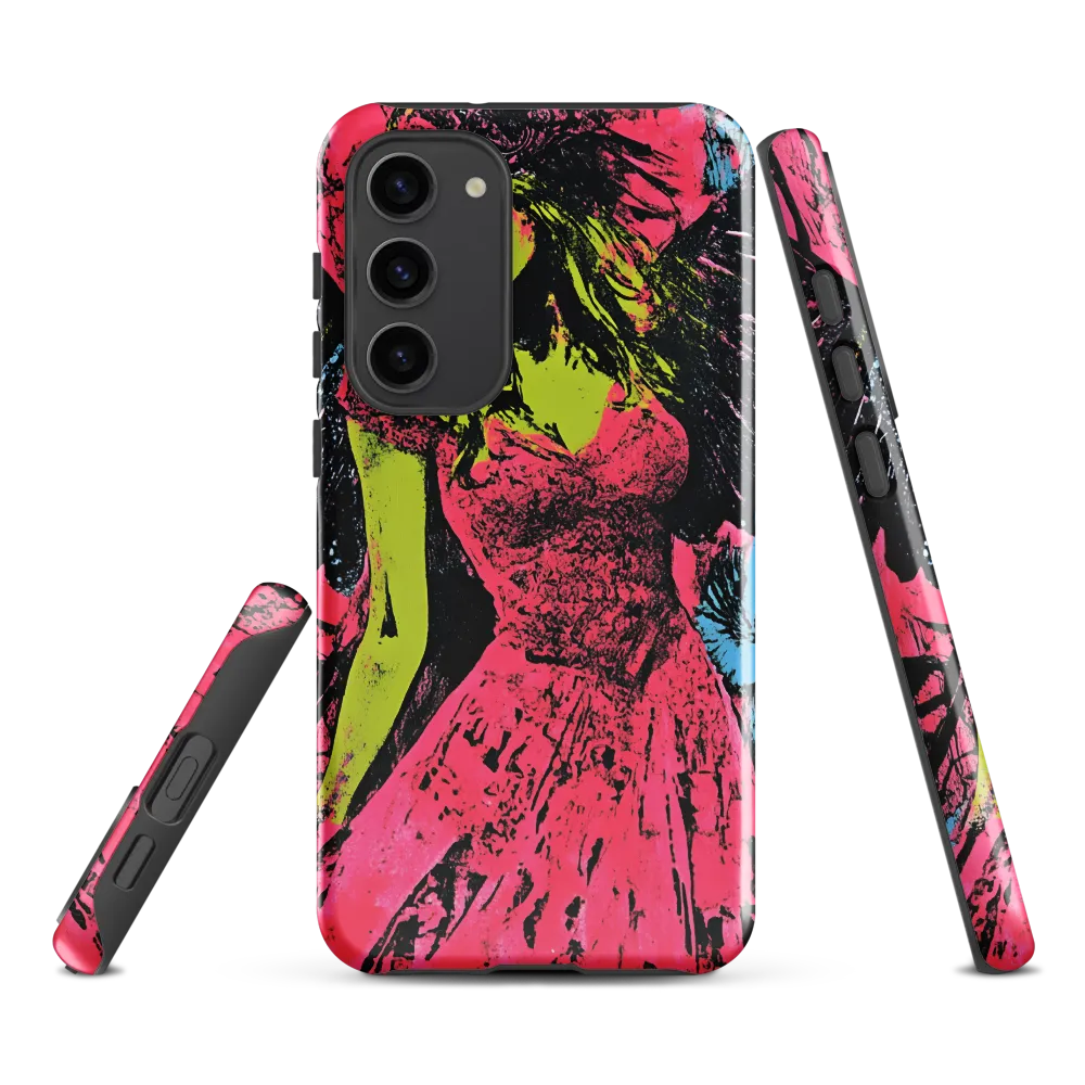 Mystical Angel in Neon Dreams