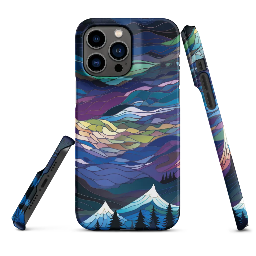 Twilight Peaks: An Abstract Mountain Landscape