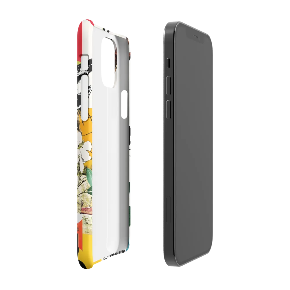 Vibrant Harmony: The Deer in Nature | Phone Case |  12 | Snap Case | Glossy