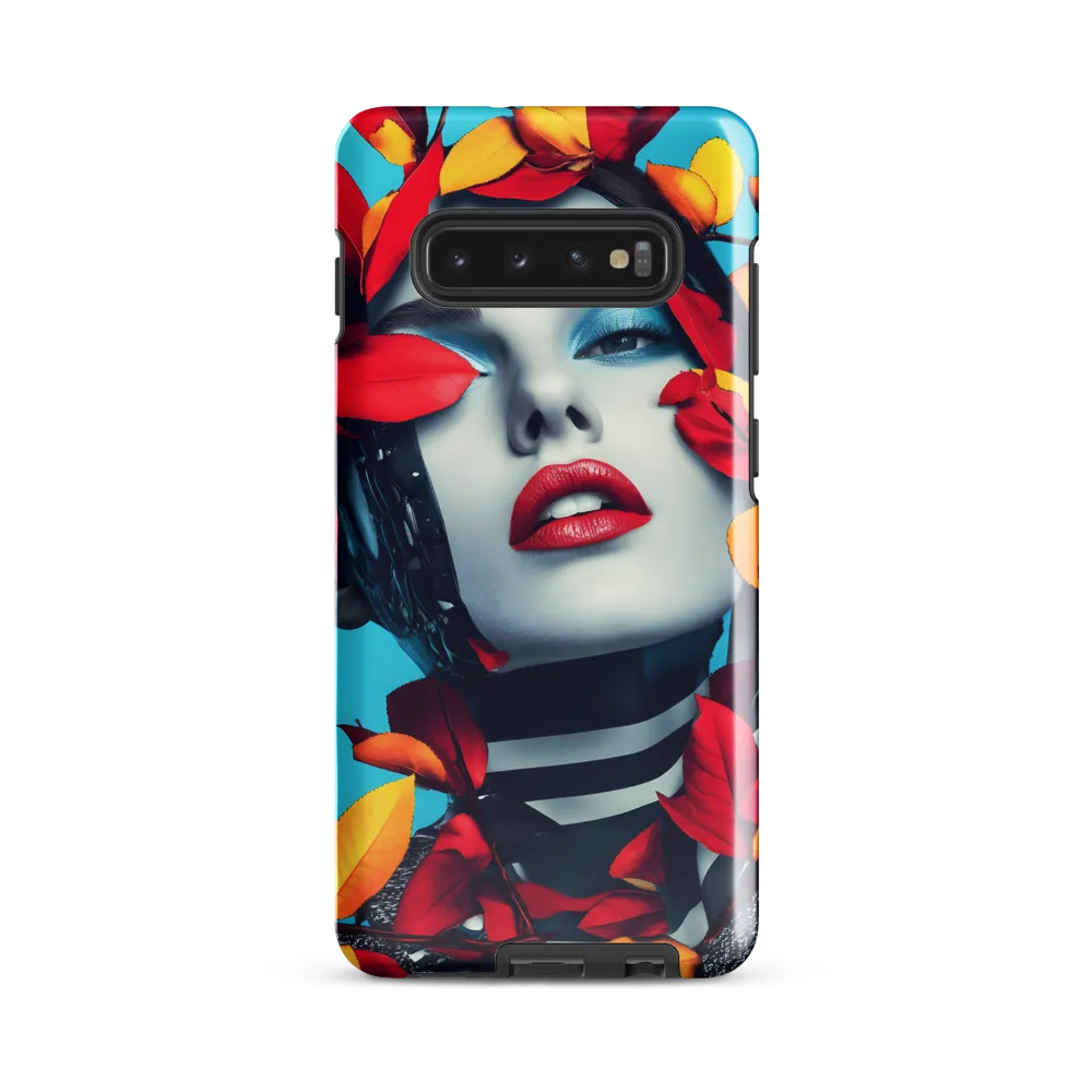 Futuristic Fusion: Nature Meets Technology | Phone Case |  S10 Plus | Tough Case | Glossy