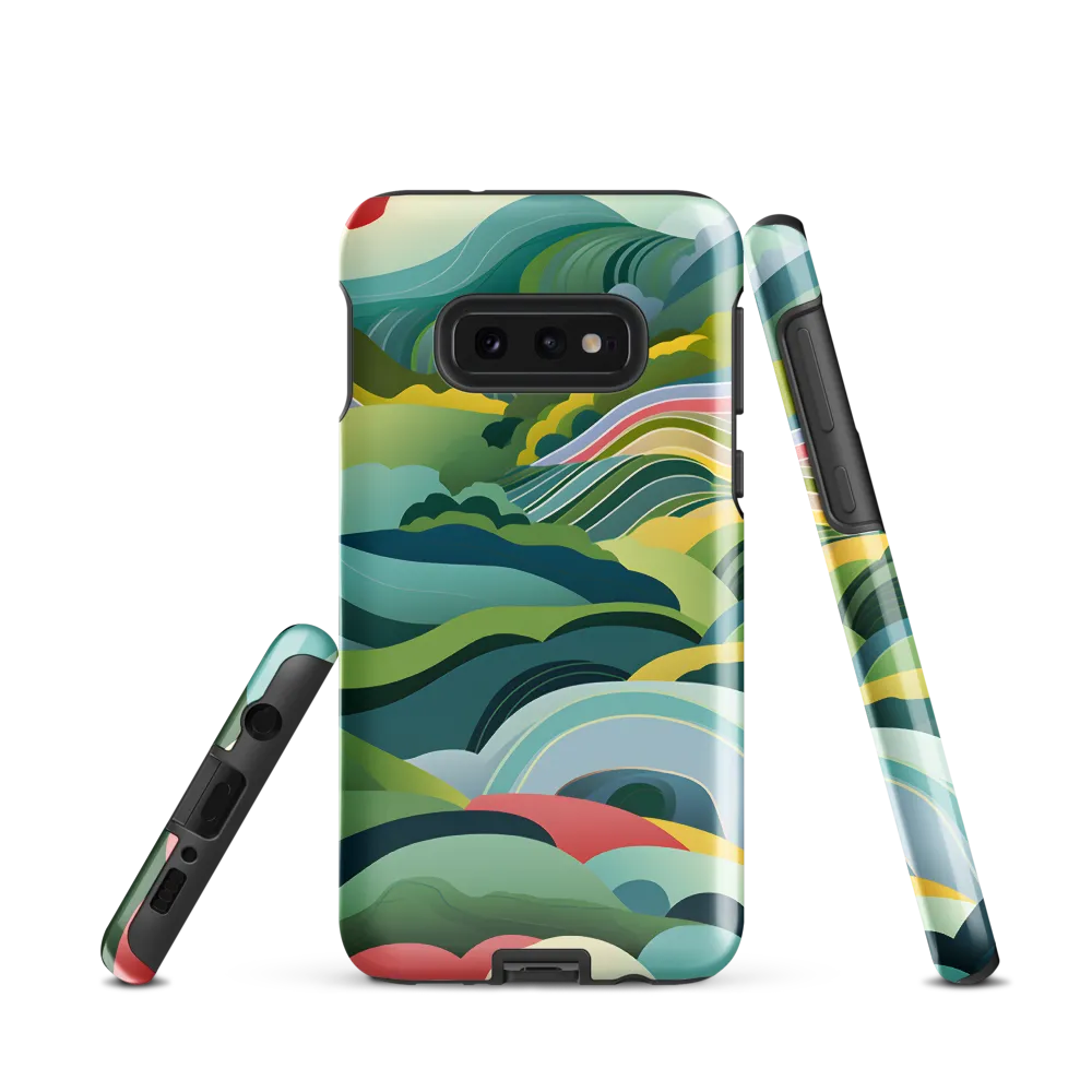 Waves of Serenity | Phone Case |  S10e | Tough Case | Glossy