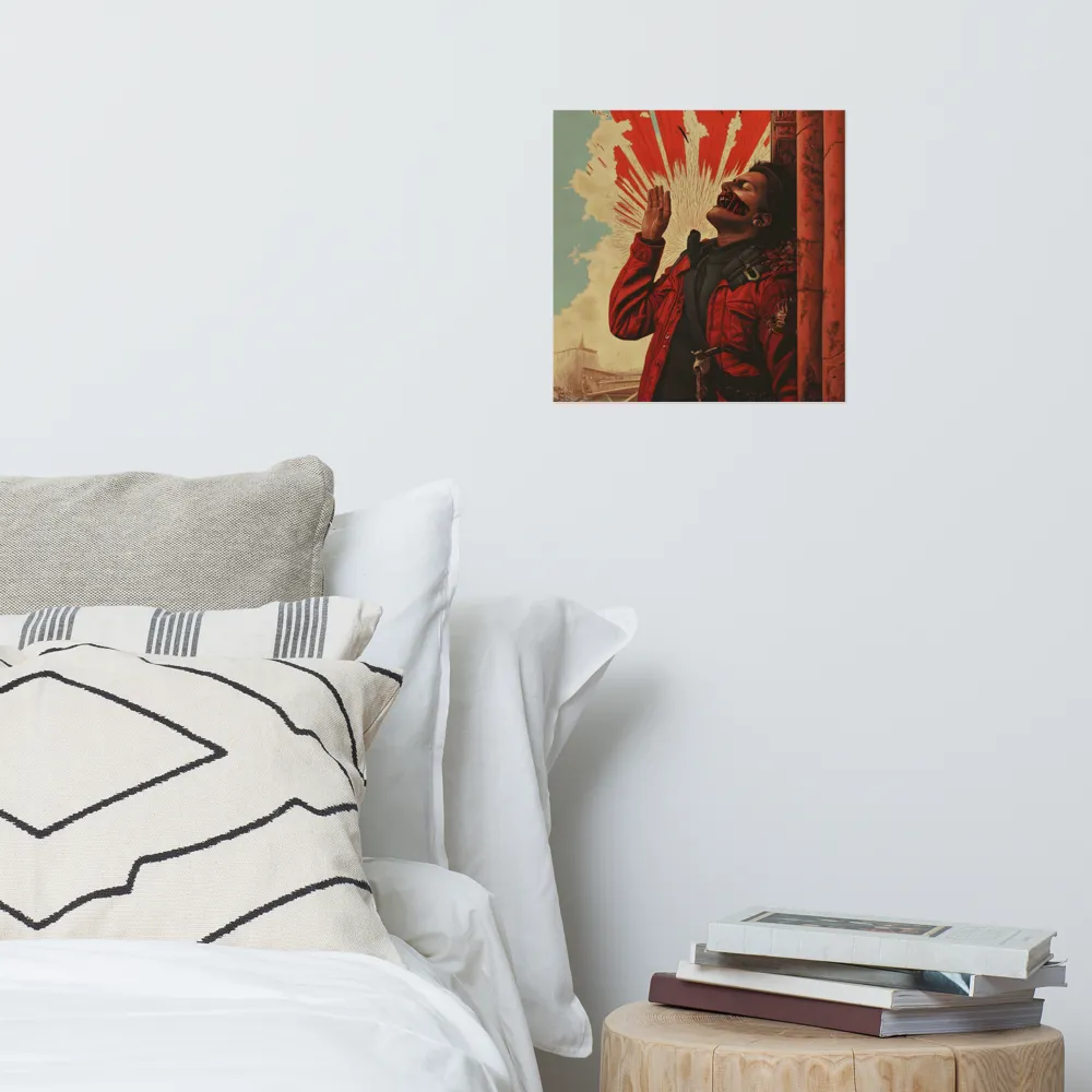 Defiant Echoes of Ruin | Poster | 14″×14″