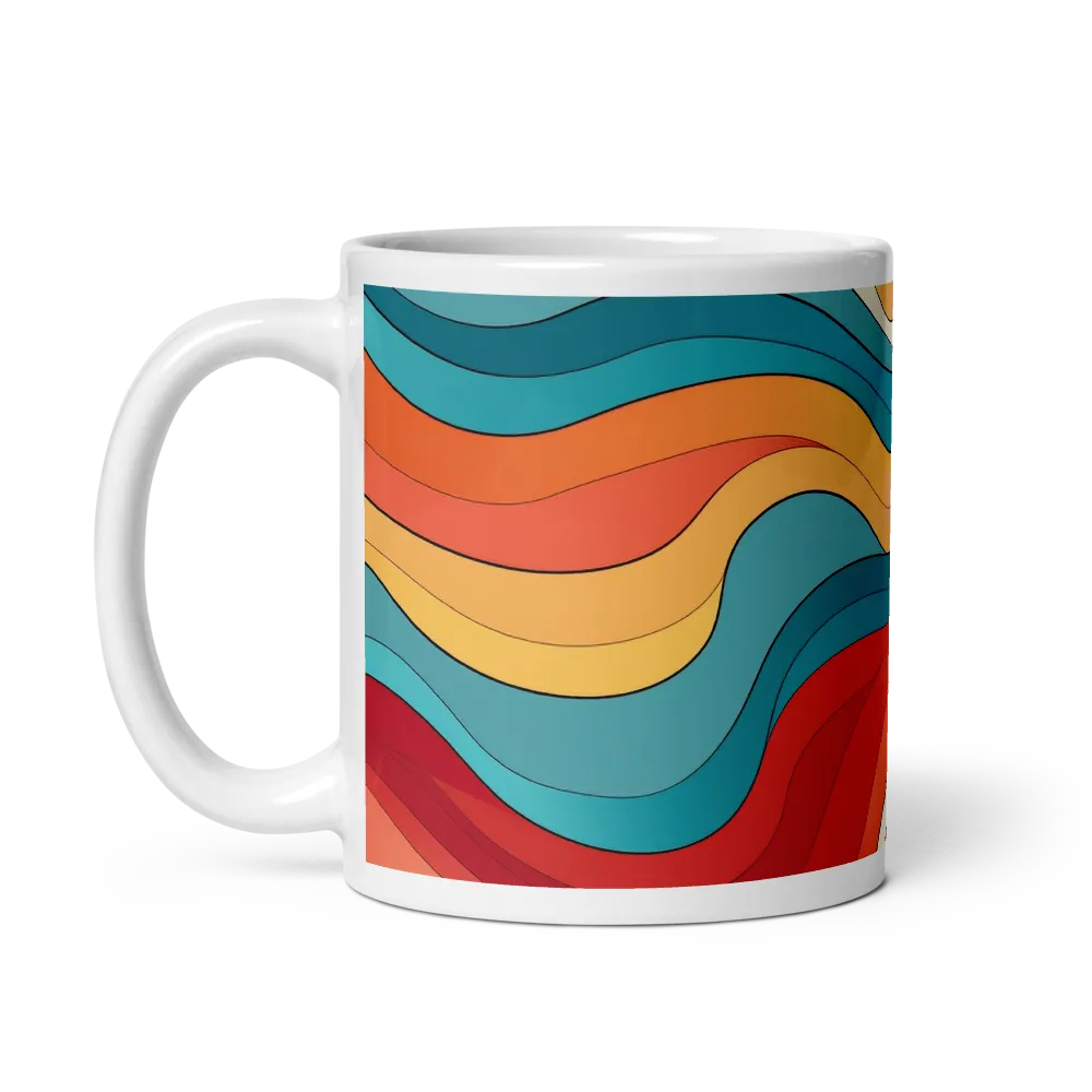 Fluid Harmony | Mug with White inside | 11 oz