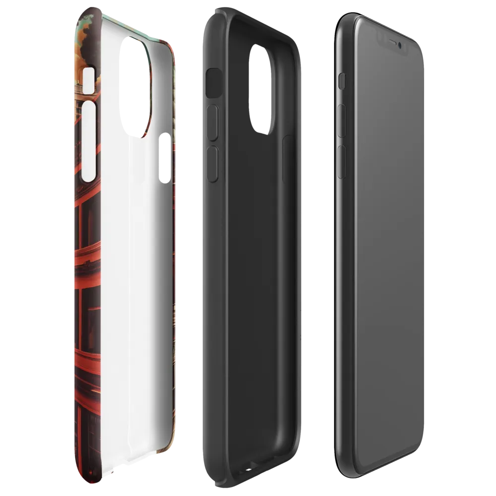 Urban Chaos: A Surreal Exploration | Phone Case |  11 Pro Max | Tough Case | Glossy