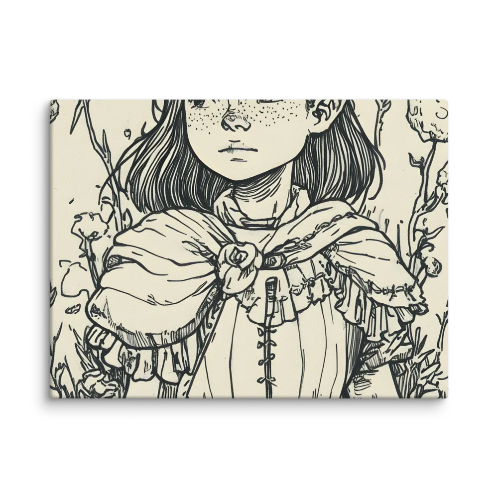 A Young Guardian of Nature | Canvas | 9″×12″