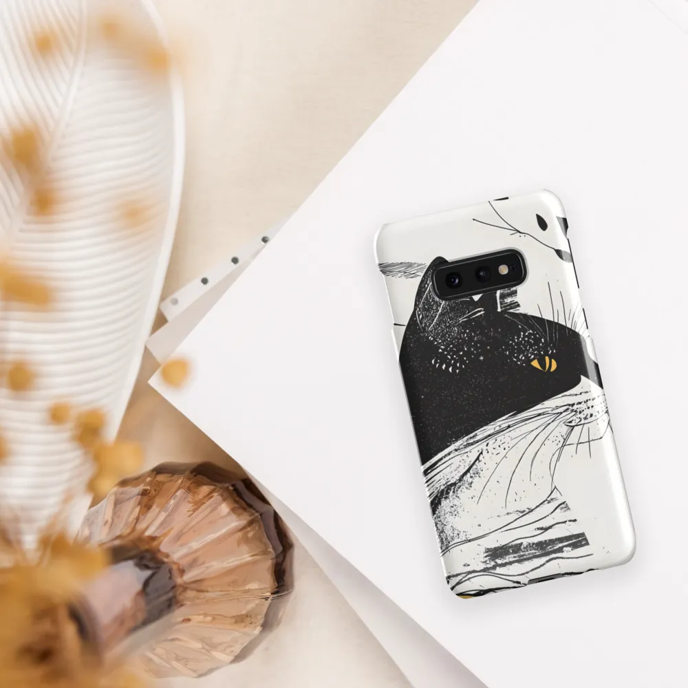 Whiskered Elegance: A Minimalist Cat Profile
