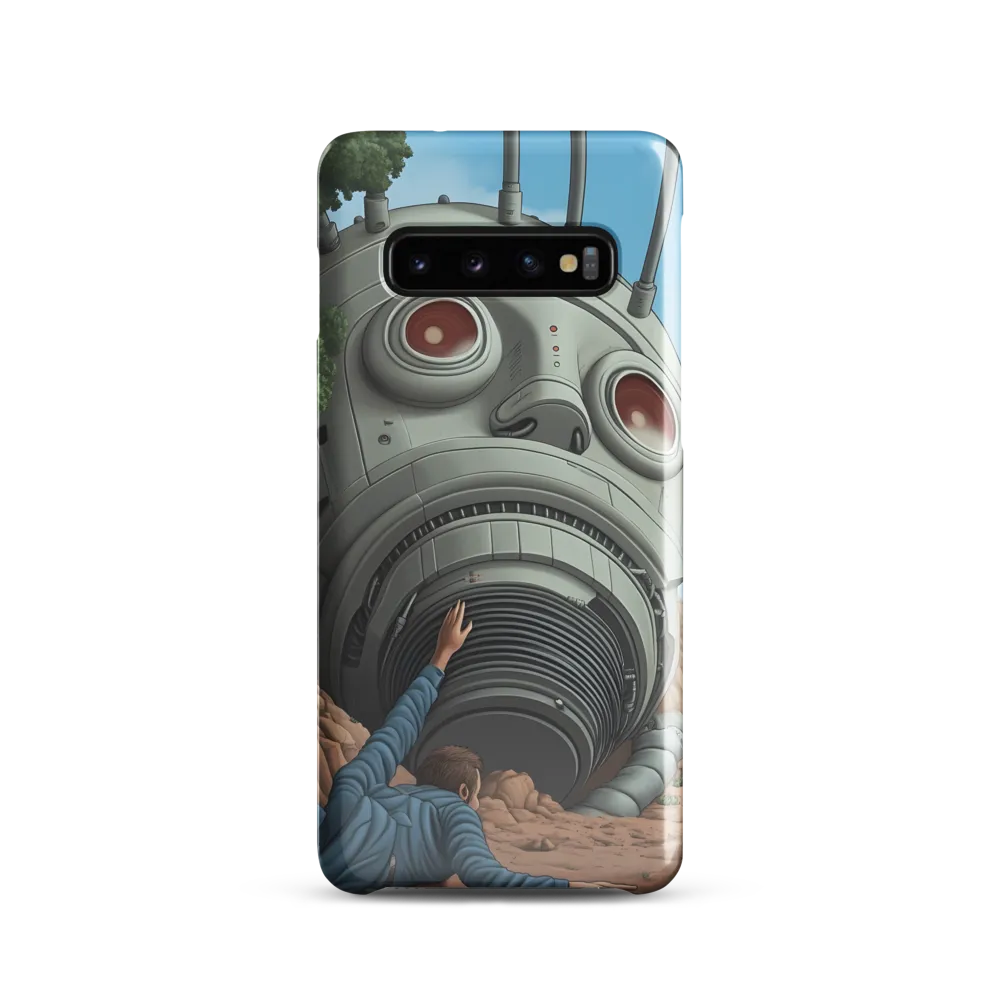 The Descent into Technological Abyss | Phone Case |  S10 | Snap Case | Glossy