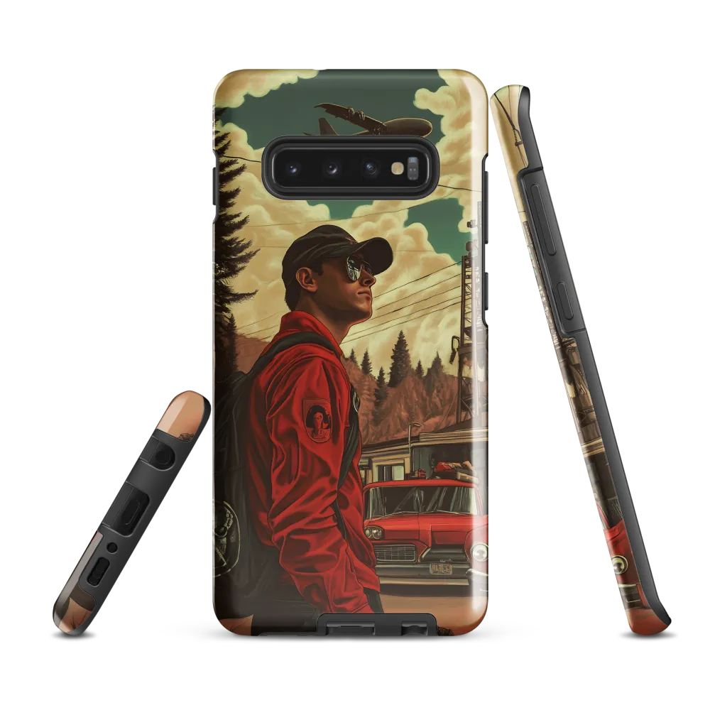 Navigating Dreams: A Surreal Adventure | Phone Case |  S10 Plus | Tough Case | Glossy