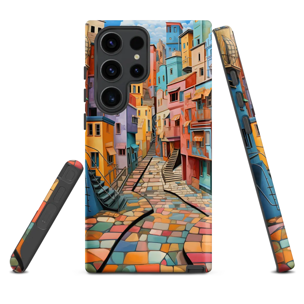 Vibrant Cityscape: A Kaleidoscope of Colors