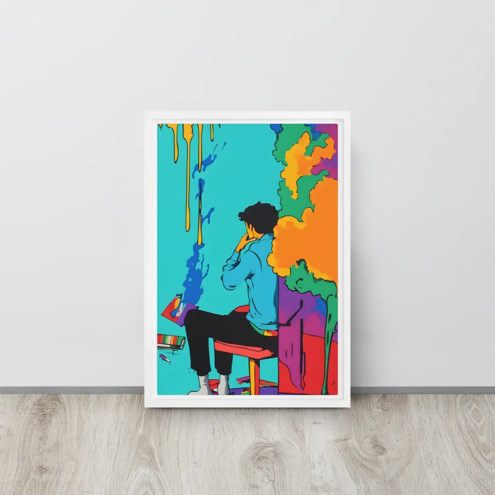 The Artist Within | Canvas with White Frame | 12″×18″