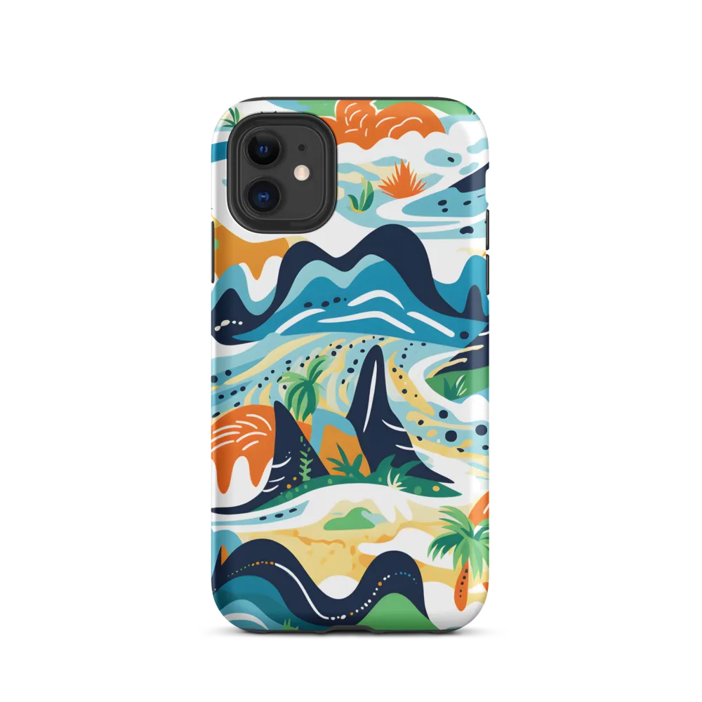 Abstract Tropical Landscape