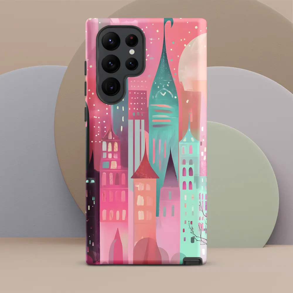 Whimsical City at Dusk