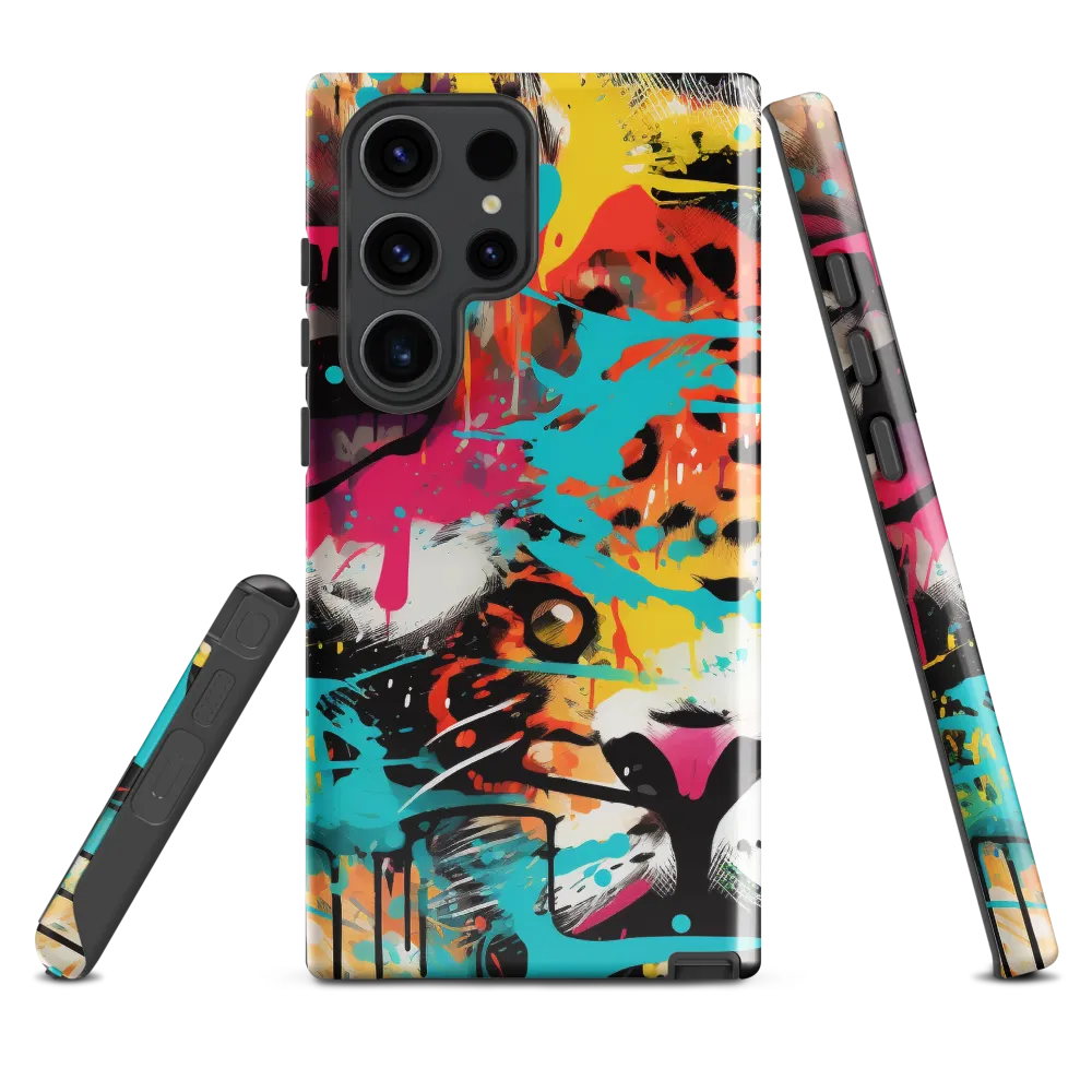 Fierce Fusion: Tiger and Lion in Graffiti