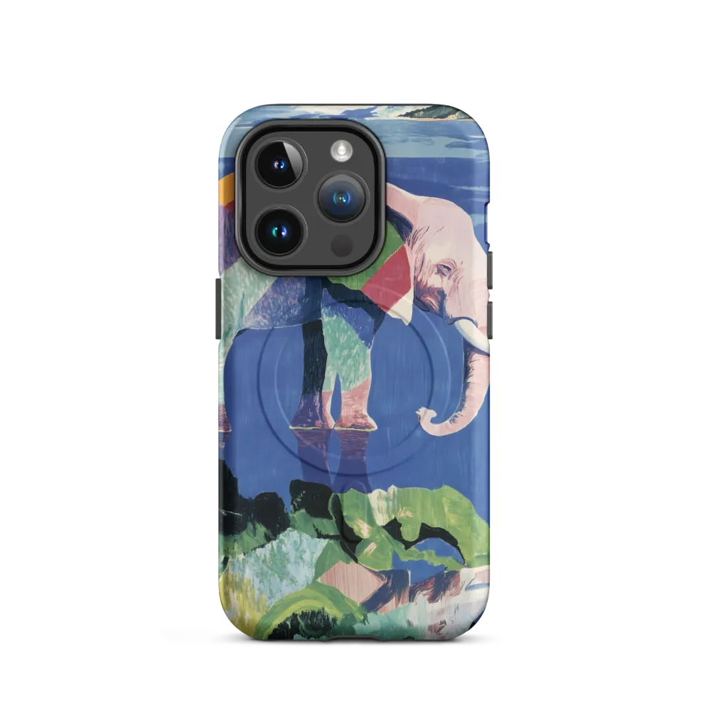 Serenity in Color: The Elephants of Reflection