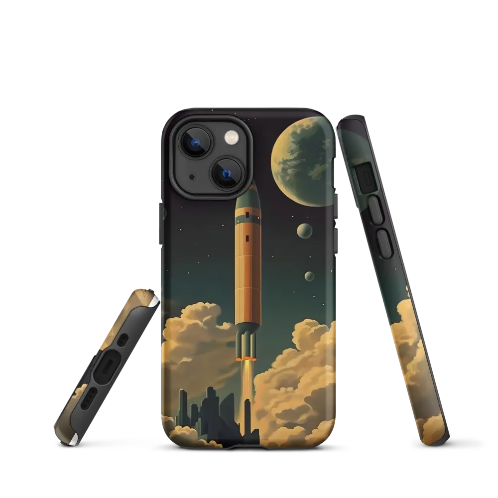 Journey Through the Cosmic Frontier | Phone Case |  13 mini | Tough Case | Matte