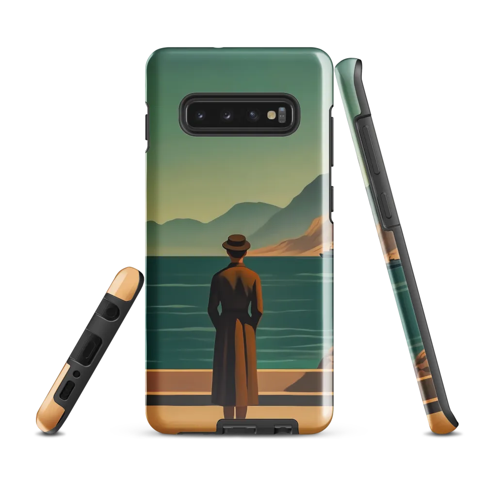 Solitude by the Sea | Phone Case |  S10 Plus | Tough Case | Glossy