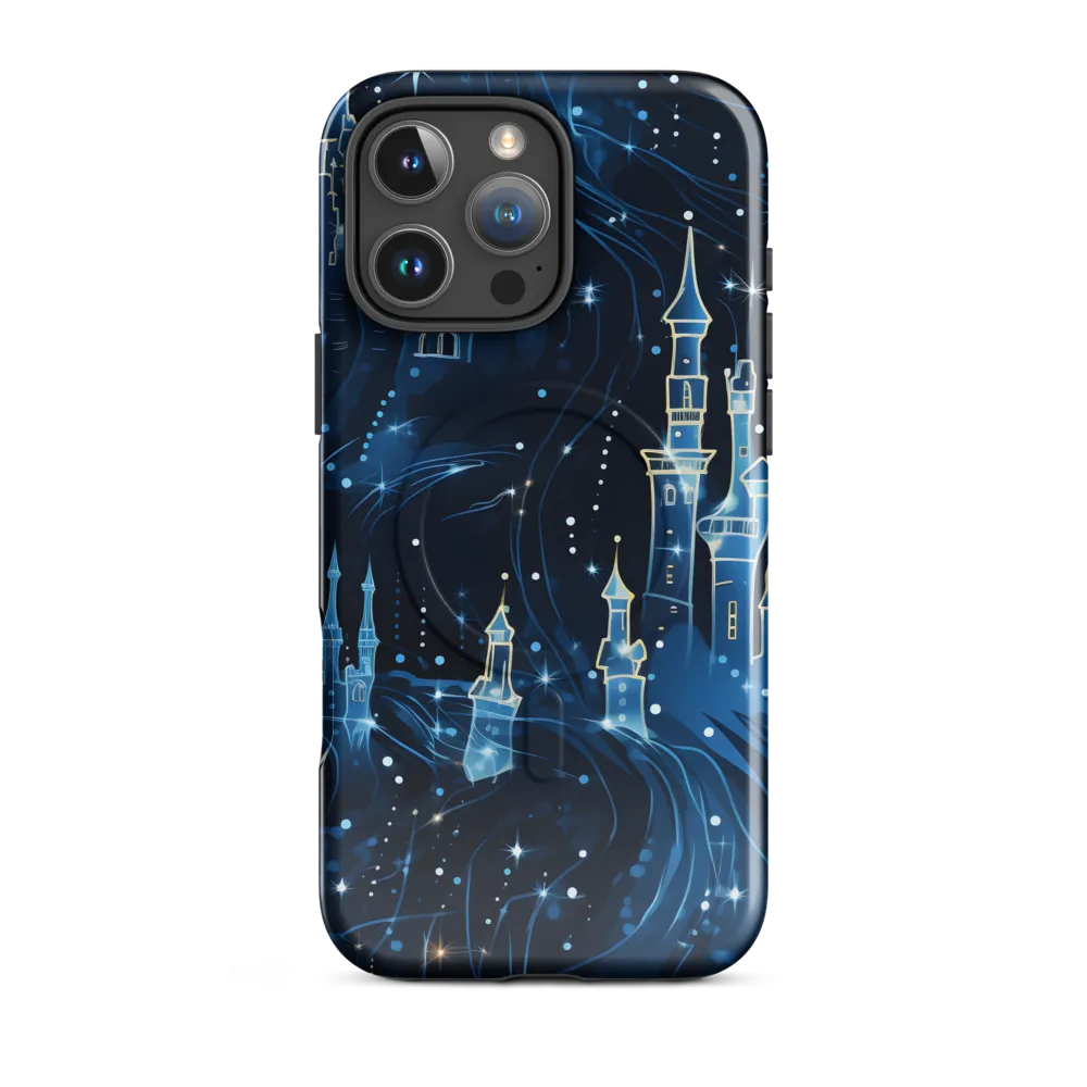 Dreamy Castles in a Starry Sky | Phone Case |  16 Pro Max | MagSafe® Tough Case | Glossy