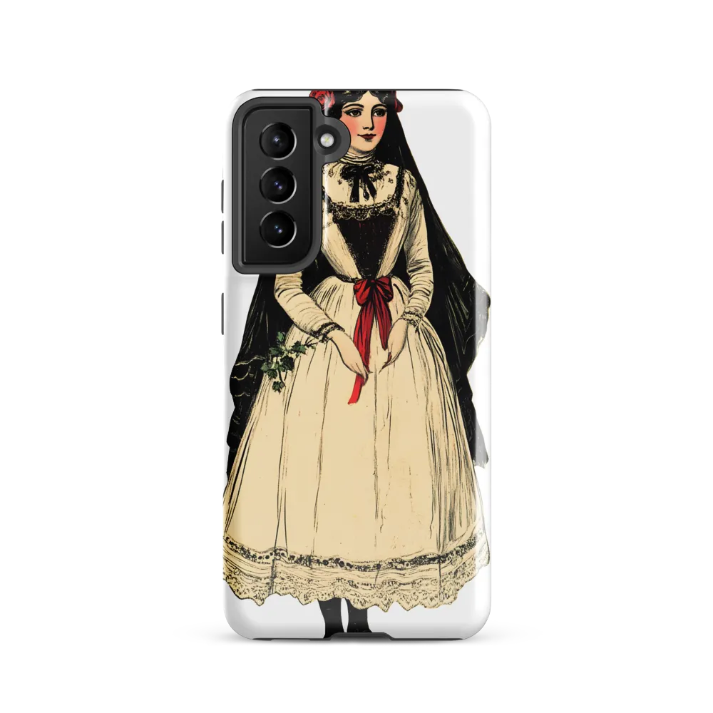 Elegance in Tradition: A Folk Portrait
