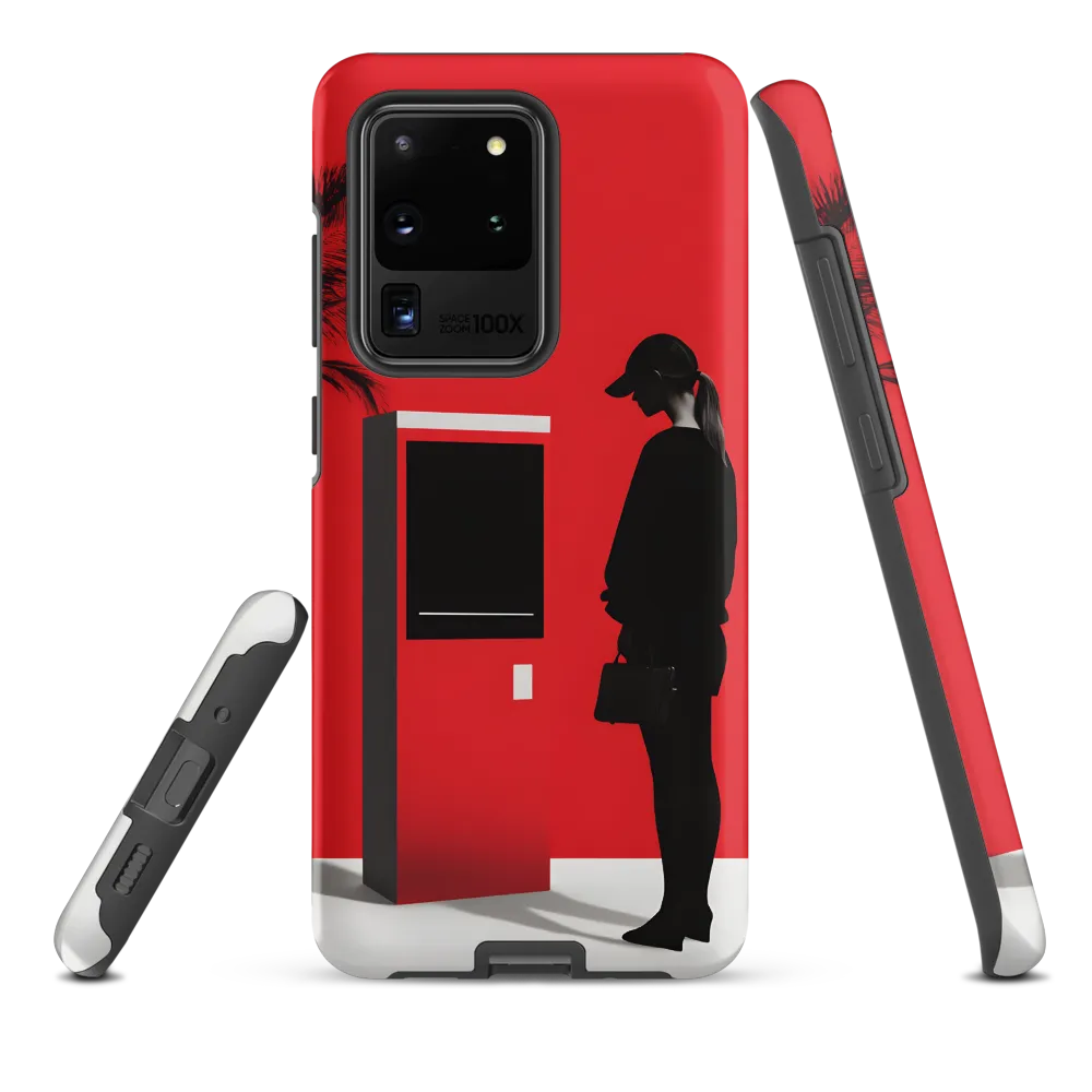 Contemplation in Red | Phone Case |  S20 Ultra | Tough Case | Matte