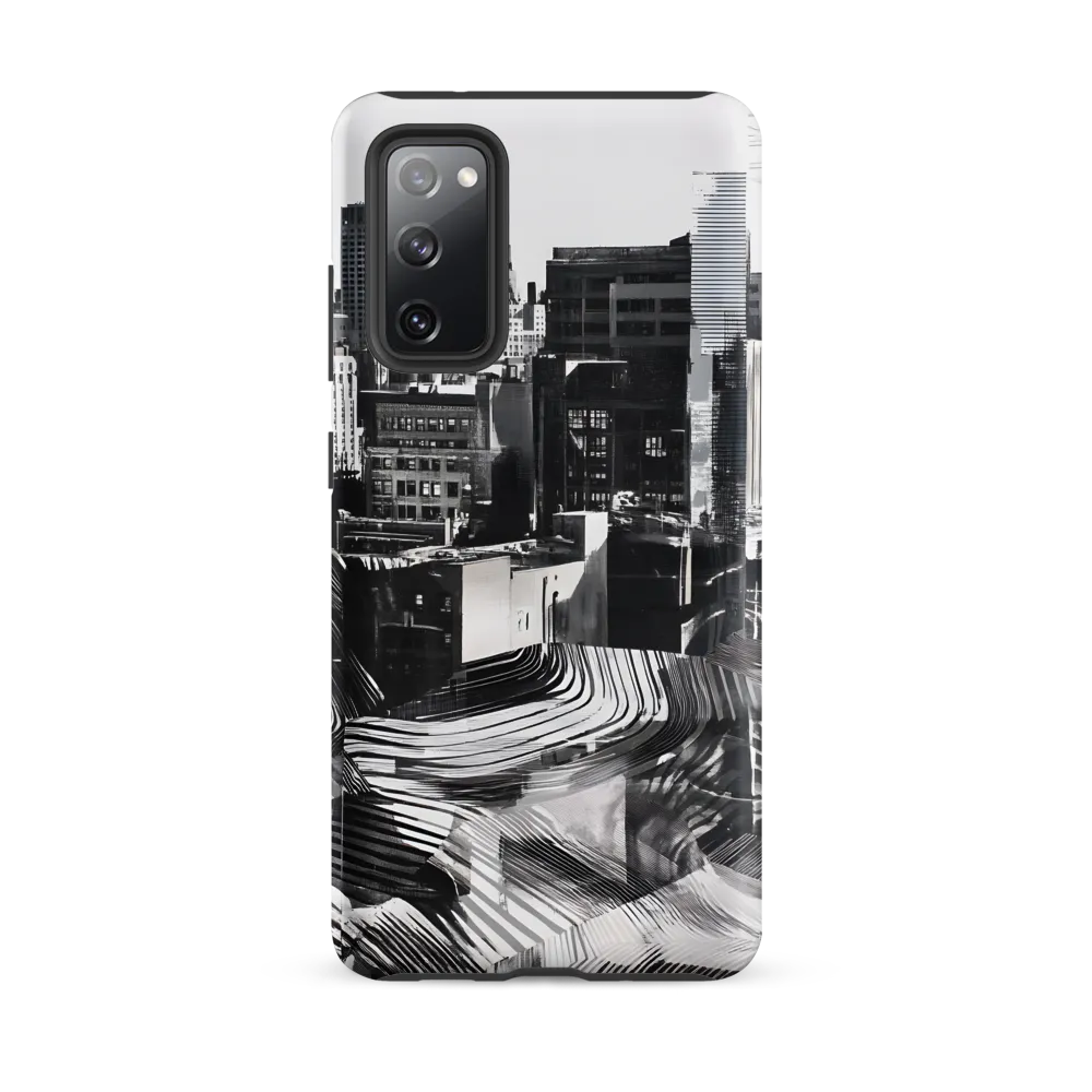 Urban Rhythm in Black and White | Phone Case |  S20 FE | Tough Case | Matte
