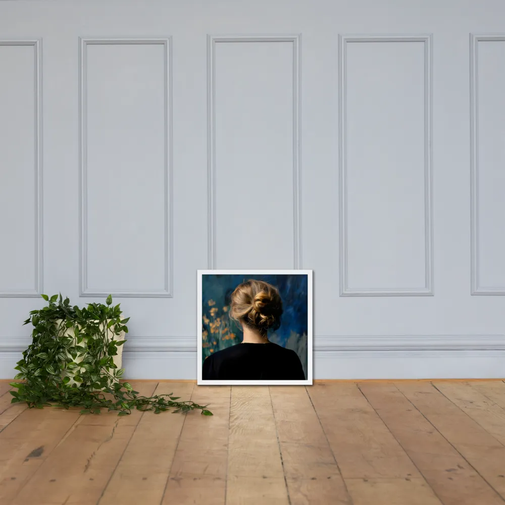 Whispers of Tranquility | Poster with White Frame | 18″×18″