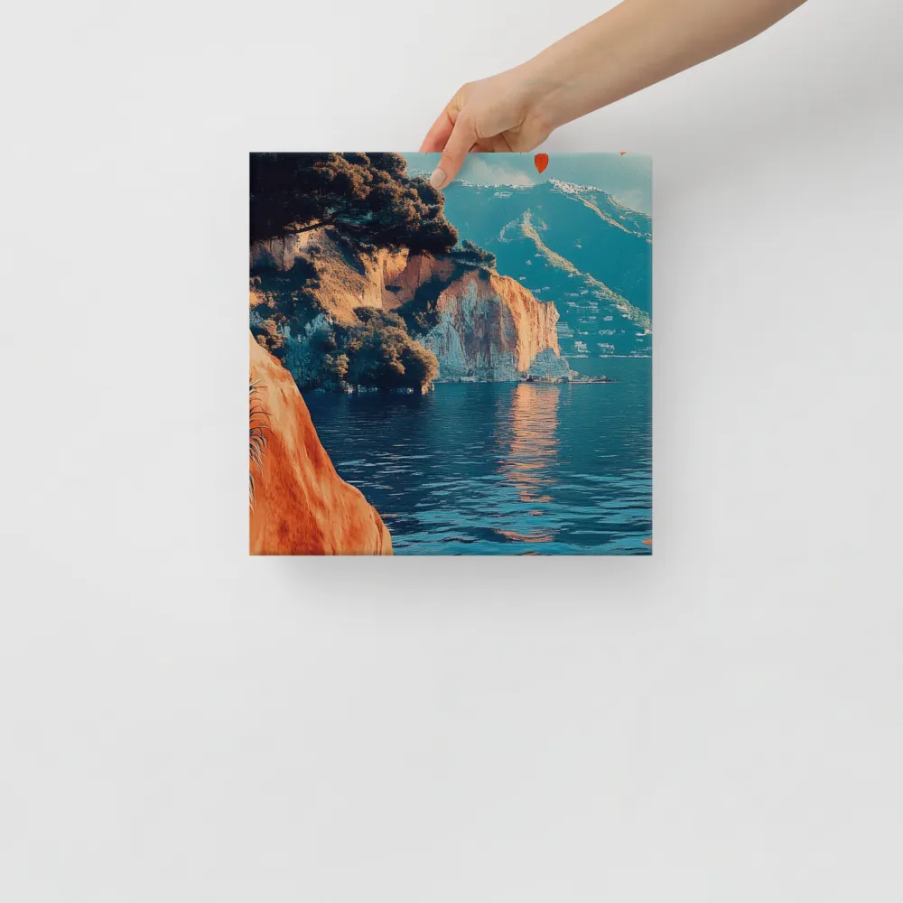 Elysian Waterscape | Canvas | 12″×12″