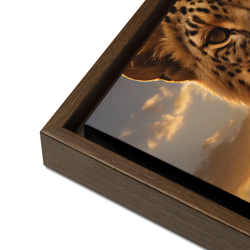 Regal Presence: The Leopard at Sunset