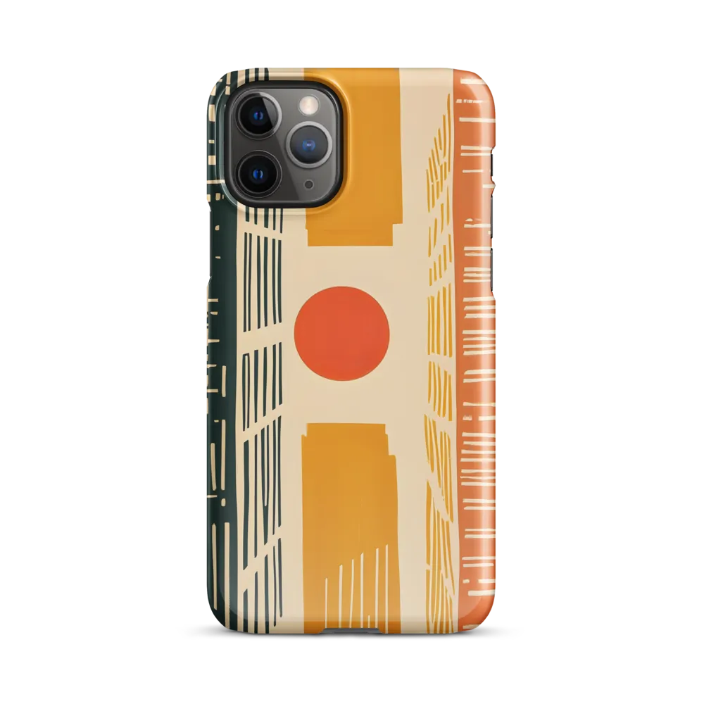 Urban Harmony: A Geometric Sunrise