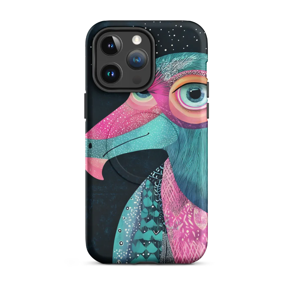 Whimsical Vulture: A Dance of Colors