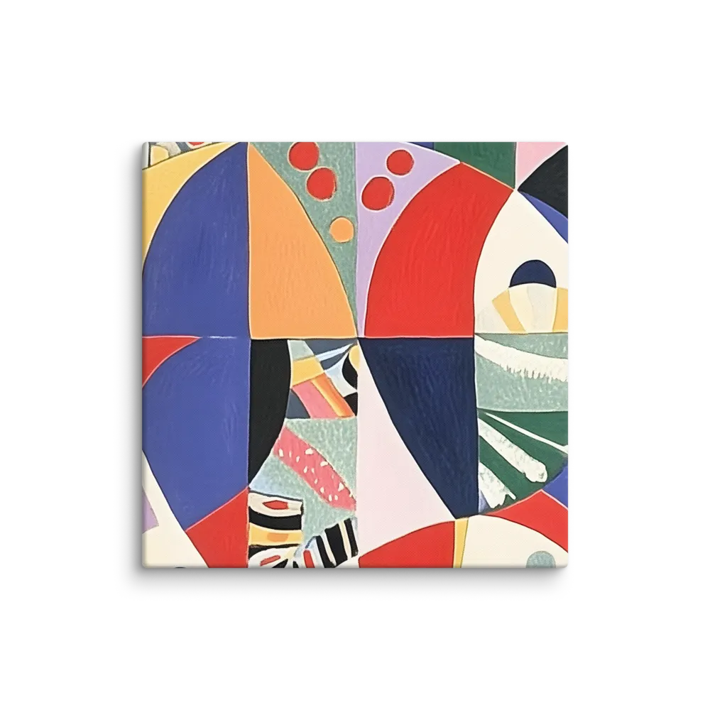 Dynamic Mosaic Symmetry | Canvas | 20″×20″