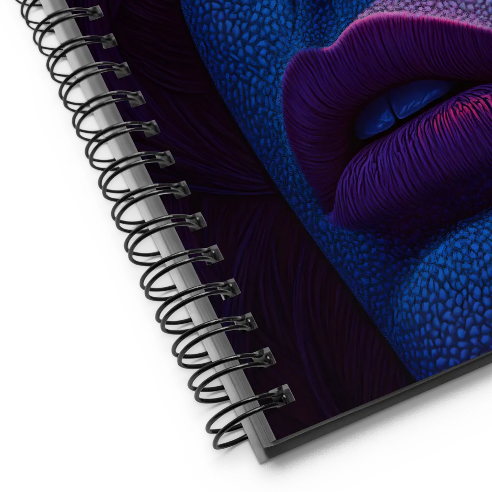 Mystique in Blue | Spiral Notebook