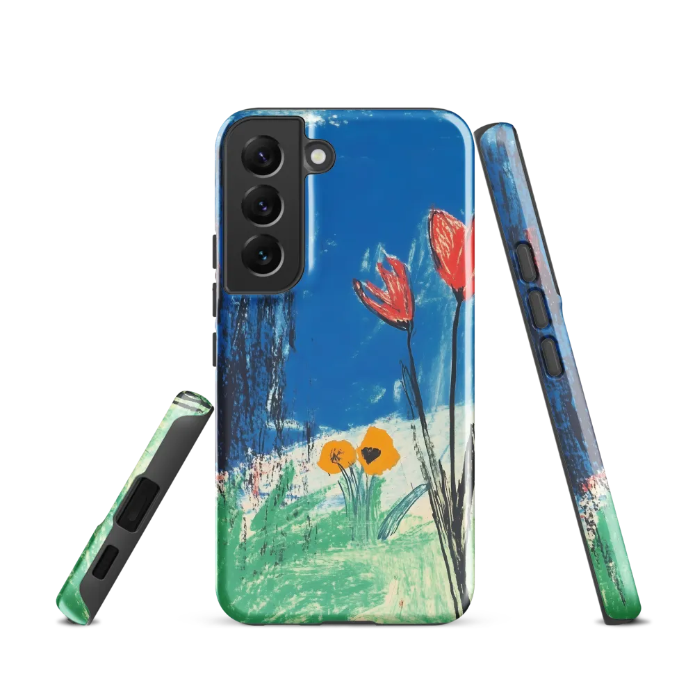 Joyful Blossoms in Blue