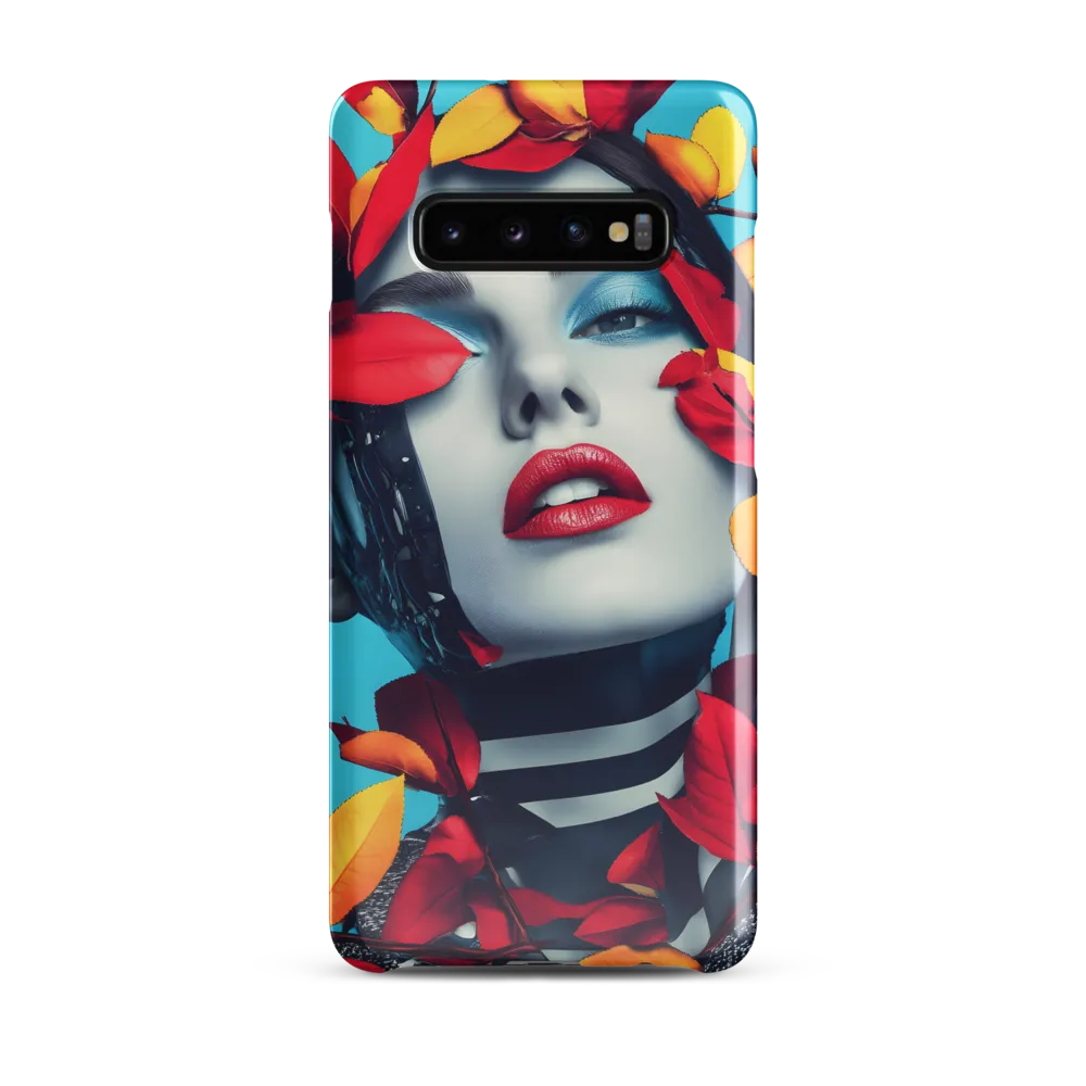 Futuristic Fusion: Nature Meets Technology | Phone Case |  S10 Plus | Snap Case | Glossy