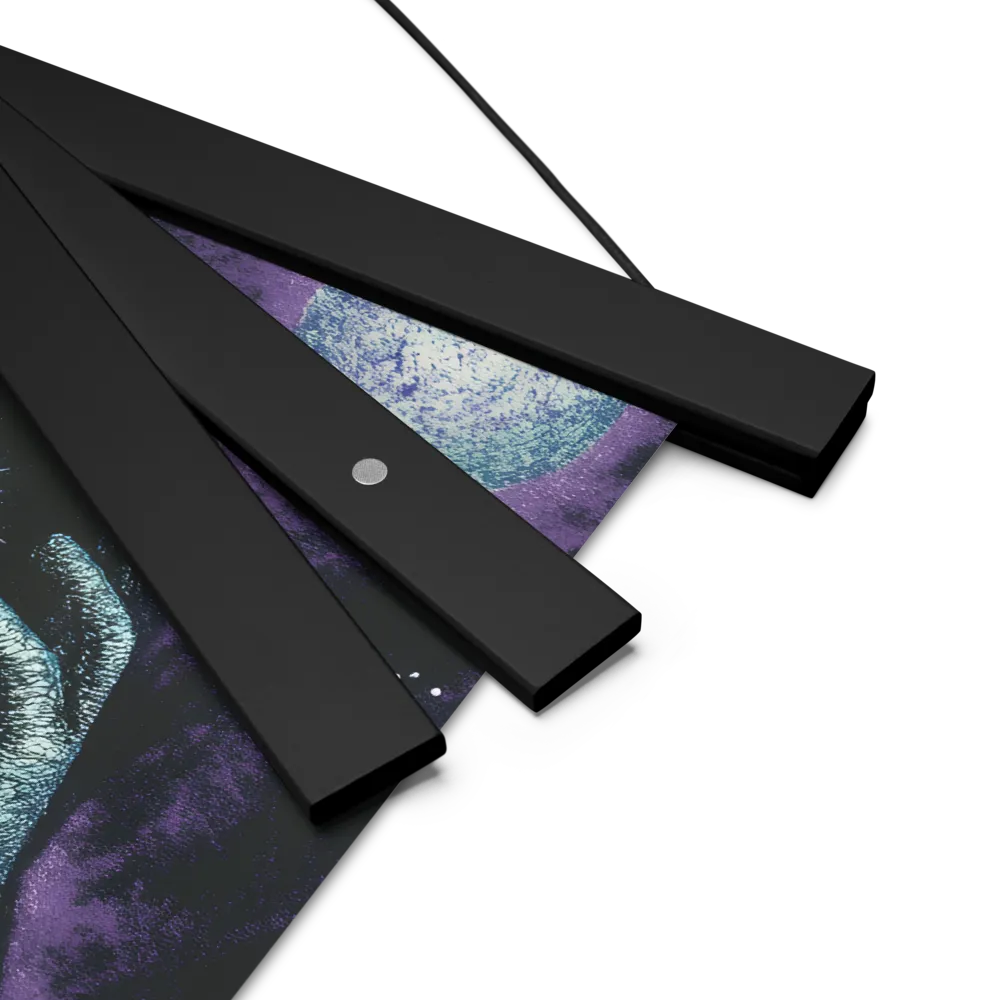 Beyond the Stars | Poster With Black Wood Hanger | 10″×10″