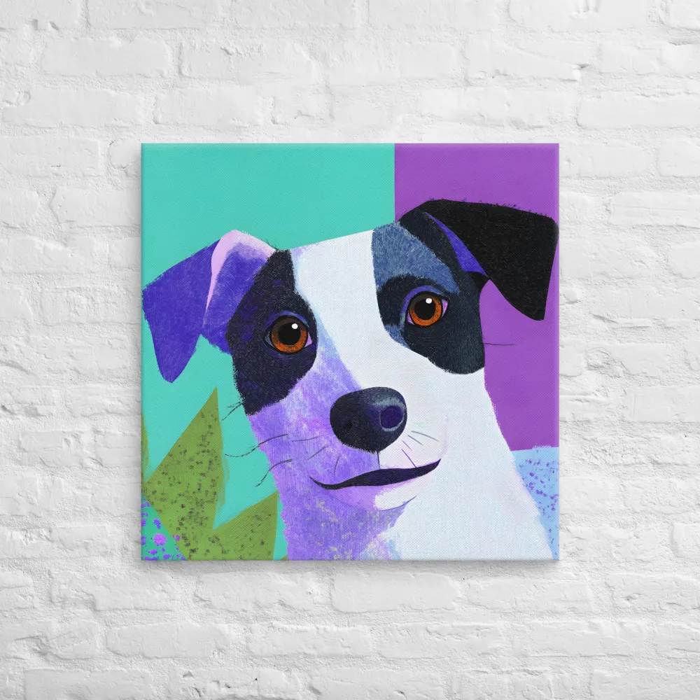 Joyful Canine | Canvas | 28″×28″