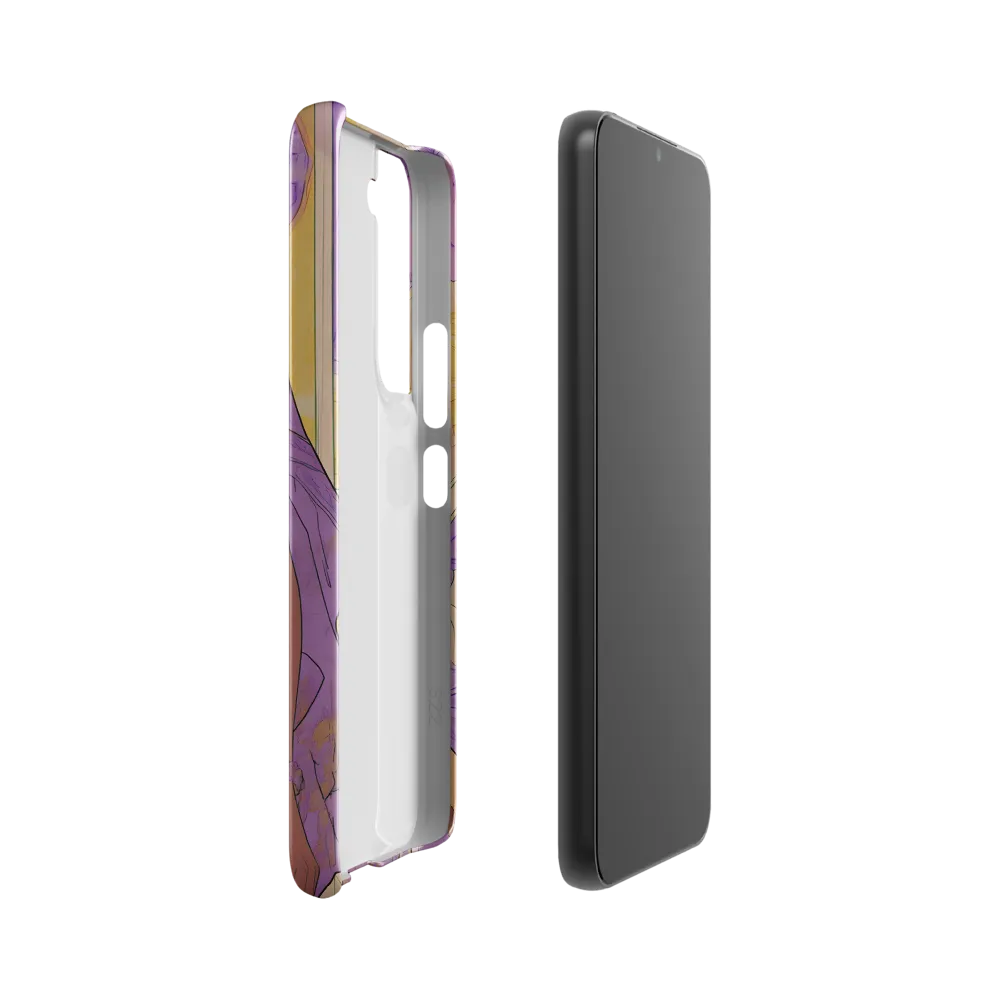 Elegance in Floral Harmony | Phone Case |  S22 | Snap Case | Glossy