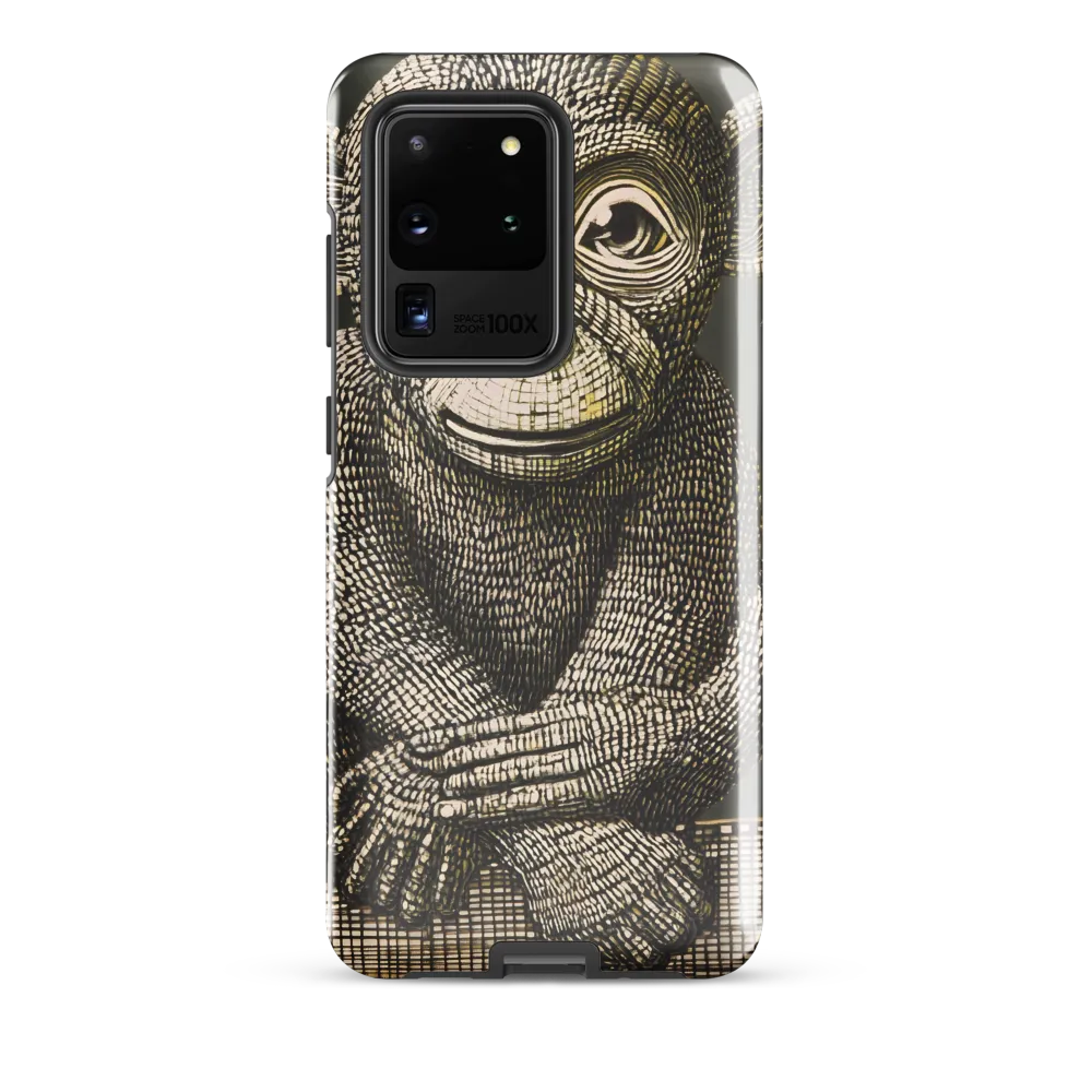Intricate Primate Portrait