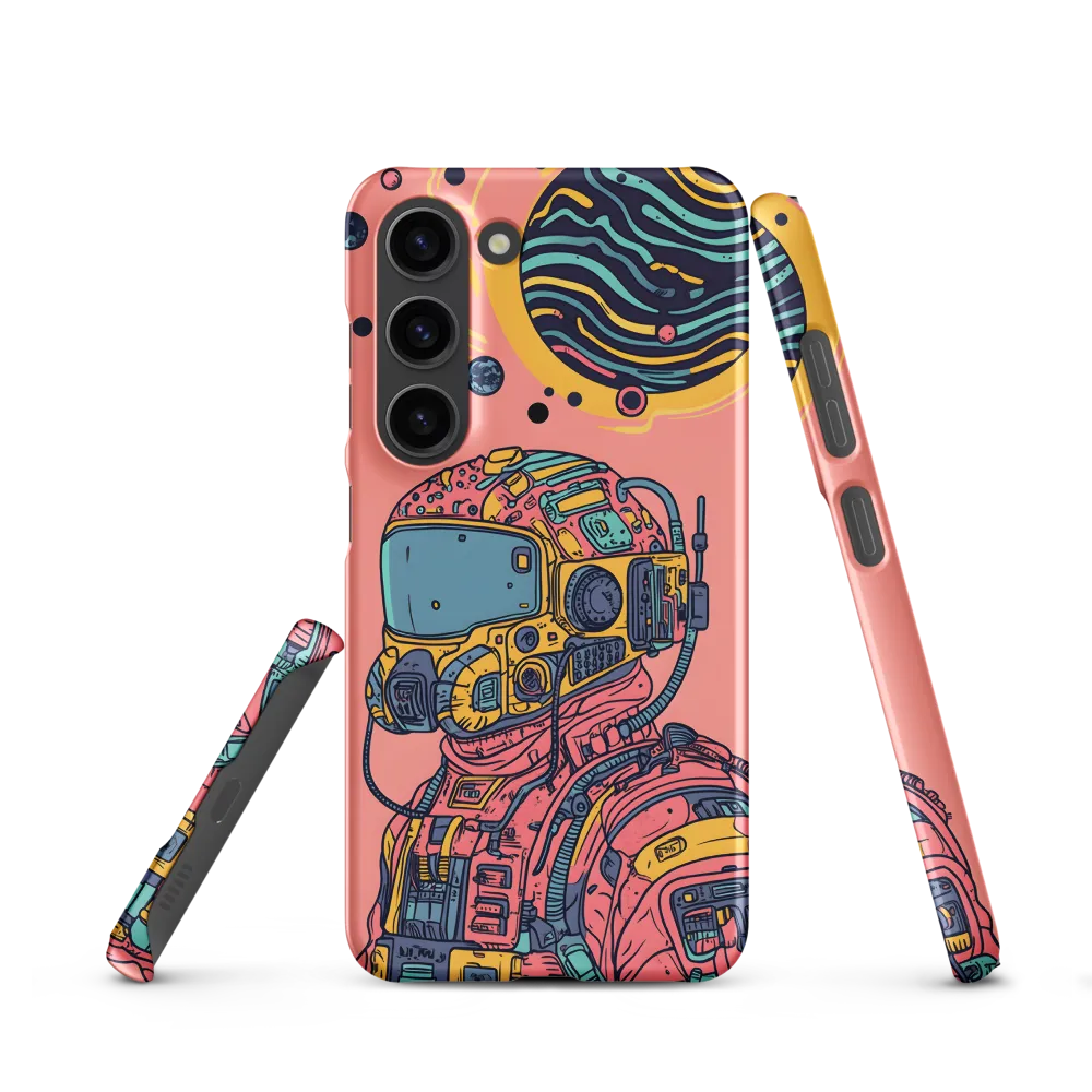 Exploration Beyond: A Digital Astronaut | Phone Case |  S23 | Snap Case | Matte
