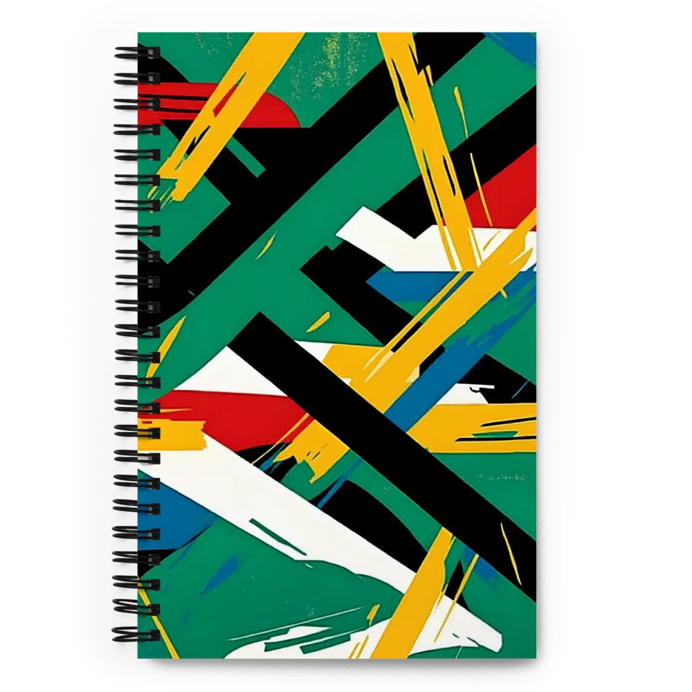 Dynamic Interplay of Colors | Spiral Notebook