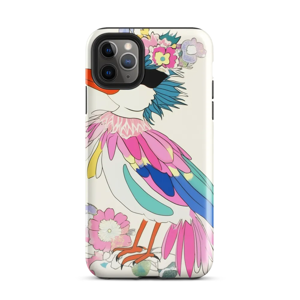 Whimsical Feathers | Phone Case |  11 Pro Max | Tough Case | Glossy