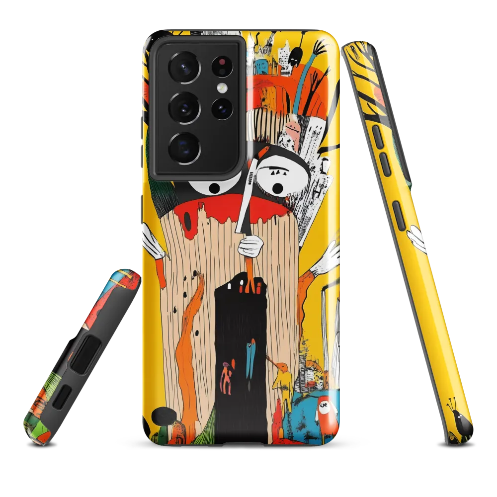 The Whimsical Tree of Imagination | Phone Case |  S21 Ultra | Tough Case | Glossy
