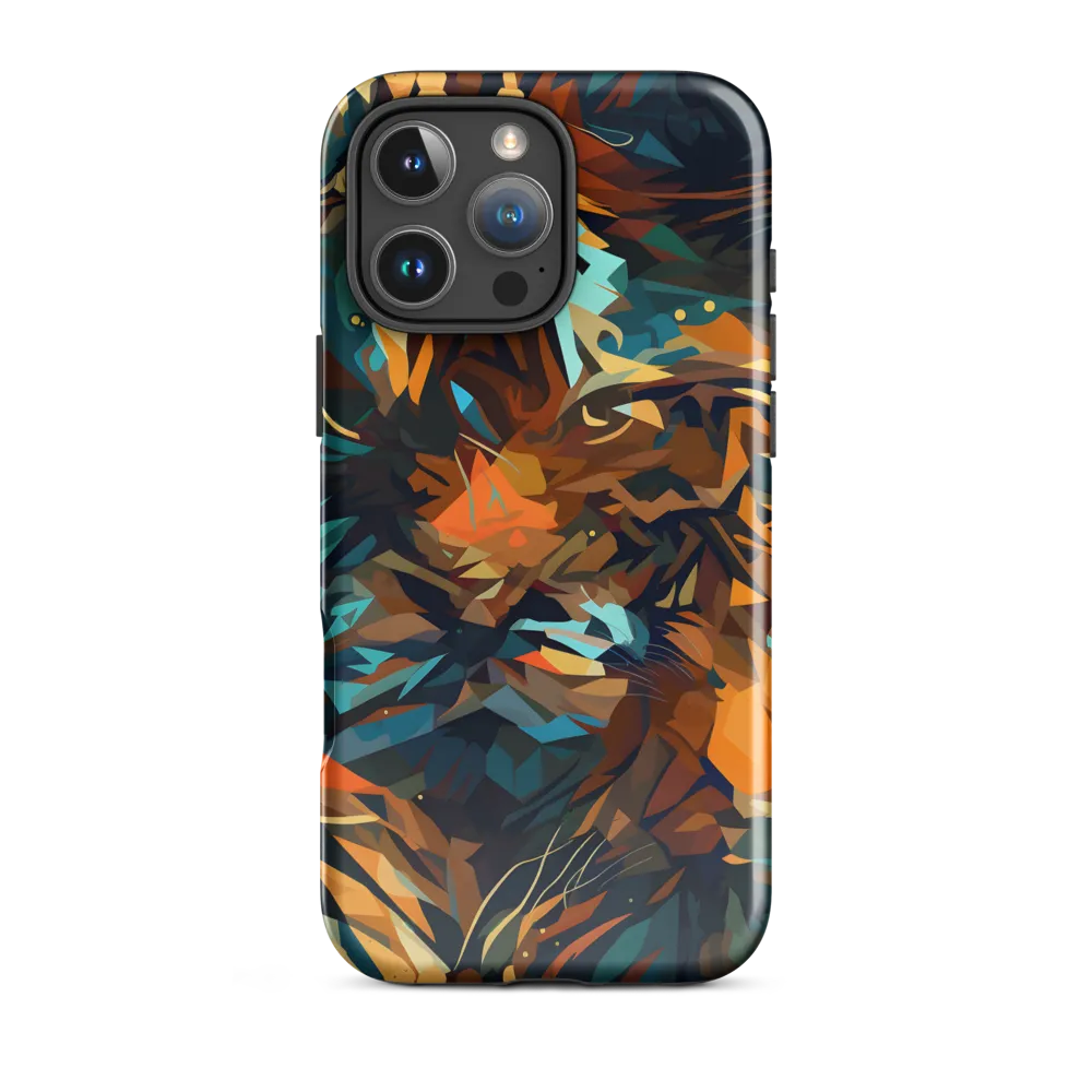 Wild Symphony: Abstract Tigers | Phone Case |  16 Pro Max | Tough Case | Glossy