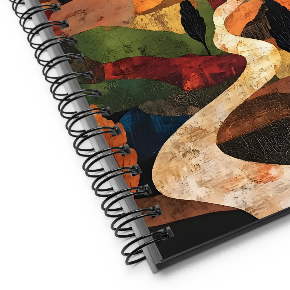 Harmony in Colorful Hills | Spiral Notebook