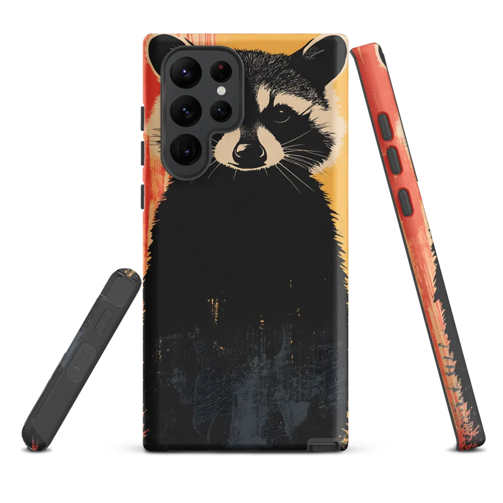 Whimsical Raccoon Portrait
