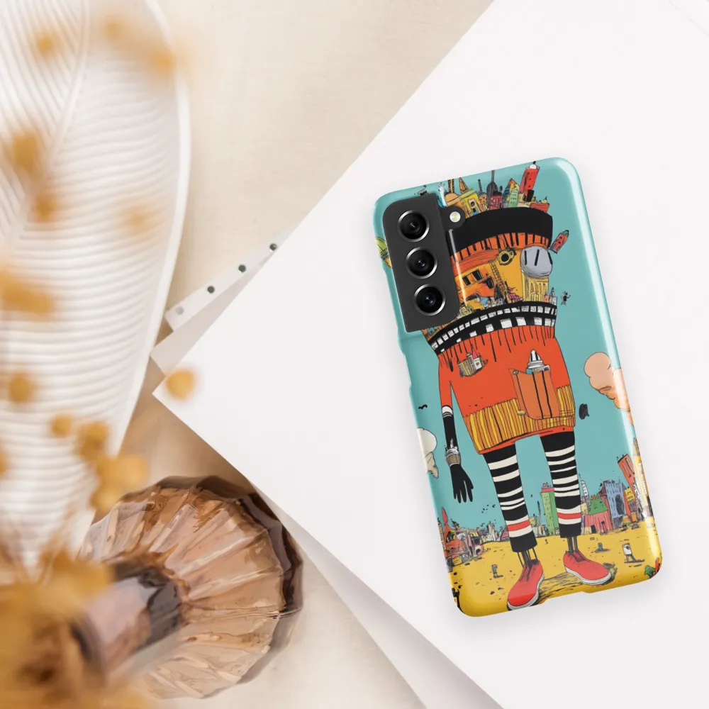 Urban Fantasia: A Whimsical Encounter | Phone Case |  S21 FE | Snap Case | Glossy