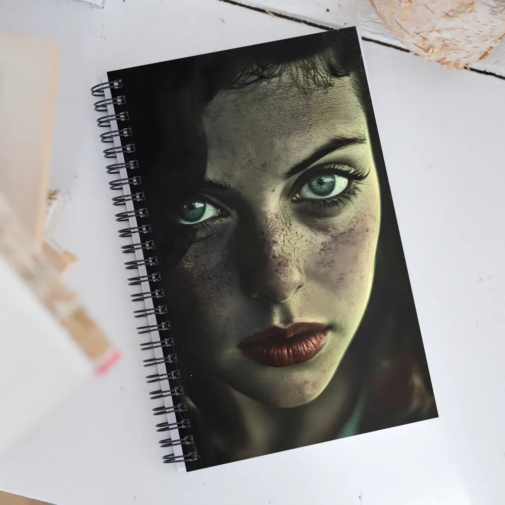 Eyes of Enigma | Spiral Notebook